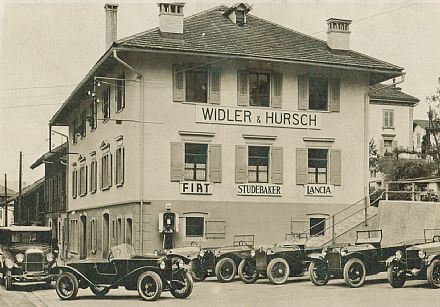 Stahl-Garage in den 1920er Jahren